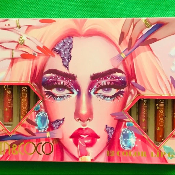 Lipglosses NWT set of 12 tinted lipglosses - Picture 2 of 3